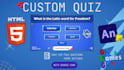 deliver ready made customizable quiz HTML5 game with adobe animate