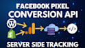 setup facebook pixel conversion API ga4 server side tracking fix fb pixel by GTM