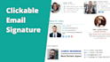design and code clickable email signature or HTML email signature