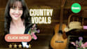 record country western style vocals