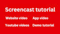 do screencast tutorial video editing or screen recording