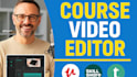 edit your online course videos with captions