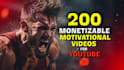 create motivational and inspirational videos for youtube
