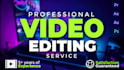 edit engaging and intentional youtube video for you