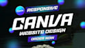 design, redesign stunning canva ugc portfolio website or landing page