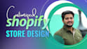 design shopify store, shopify website or dropshipping store