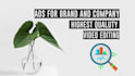 edit business commercials and promotional promos