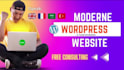 design and build fully modern, responsive wordpress website
