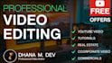 do stunning youtube video editing for vlogs, tutorials, travel and gaming