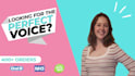 provide a professional, youthful, british, female voiceover