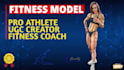 create custom workout videos as a ugc fitness model and pro athlete