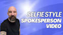 create a selfie style ugc male spokesperson video ad