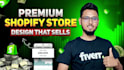 build shopify dropshipping store, shopify website design