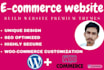 build a high income woo commerce store, online store for you