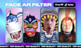 create a top quality ar face filter for tiktok or snapchat