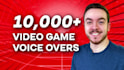 record a male video game character voice over