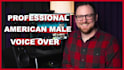 record a pro american male voice over narration