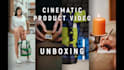 create a cinematic unboxing or promo video