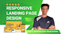 design a modern landing page or squeeze page within 24 hours
