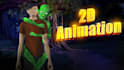 make creative 2d animation characters in youtube videos