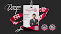 design a creative id card within 24 hours