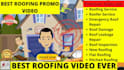 do roof repair or roofing service promo video ads