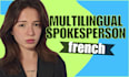 be a creative spokesperson video or ugc video creator in french