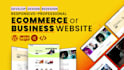 build responsive wordpress website design, ecommerce website, and online store