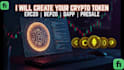 be your blockchain developer to create token, dapp, defi, nft staking, presale