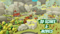 design 3d low poly environments and scenes for your projects