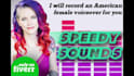 record professional american female voiceover