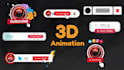 create amazing youtube subscribe button and like animations
