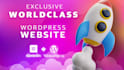 do modern, responsive wordpress website design  world level