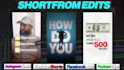 edit your shortform content, trendy reels, podcast clips and shorts