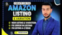 do amazon fba product listing and variation or fix errors