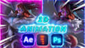 animate and loop your 2d character, picture or any object