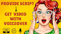 create professional video with voiceover from your script