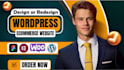 develop ecommerce website by wordpress woocommerce website online store