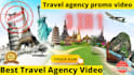 do travel agency, travel agent and travel planer  promo video