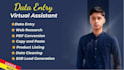 data entry, mining, copy paste, PDF conversion, excel work