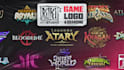 design a stylized fantasy rpg game logo and branding