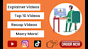 provide top 10 video editing for youtube