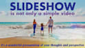 create a story based elegant and dynamic slideshow video
