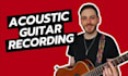 record acoustic guitar, fingerpicking, strumming, loops
