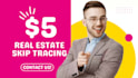 do real estate skip tracing with verified contact info, phone, and email