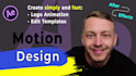 make professional animated logo for youtube, twitch brand fast