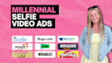 create millennial selfie video ads for facebook instagram