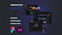 do UX research, wireframes, prototyping, landing page etc