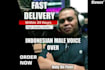 record male voice over in bahasa indonesia