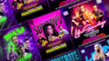 a motion flyer for event flyers or music artwork